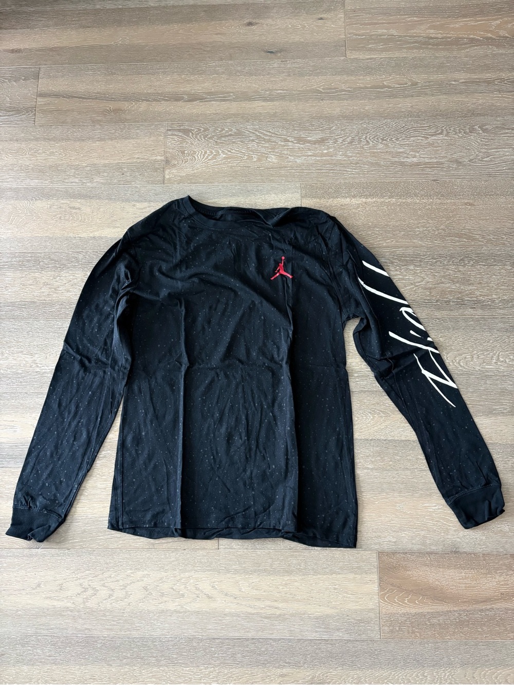 Jordan Men’s Black Long-Sleeve Performance Shirt